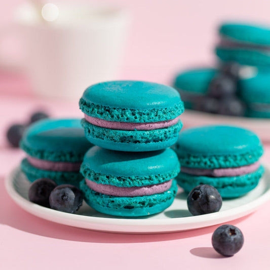 Blueberry Macarons (6, 12 or 24)