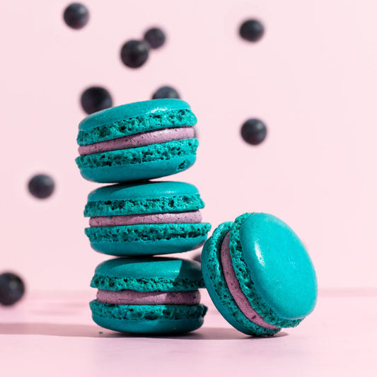 Blueberry Macarons (6, 12 or 24)