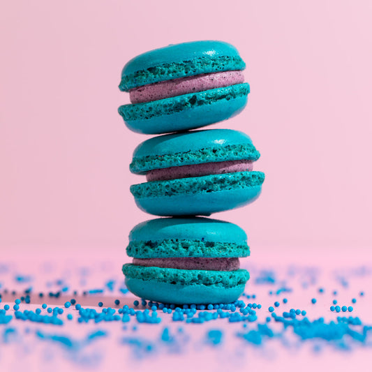 Blueberry Macarons (6, 12 or 24)