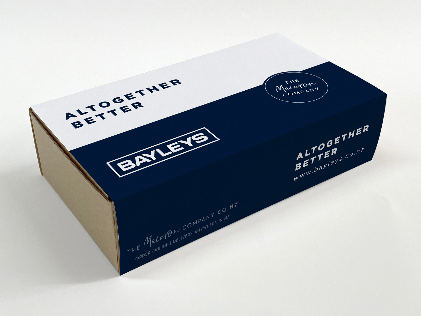 Blueberry Macarons 12 Pack Bayleys Box