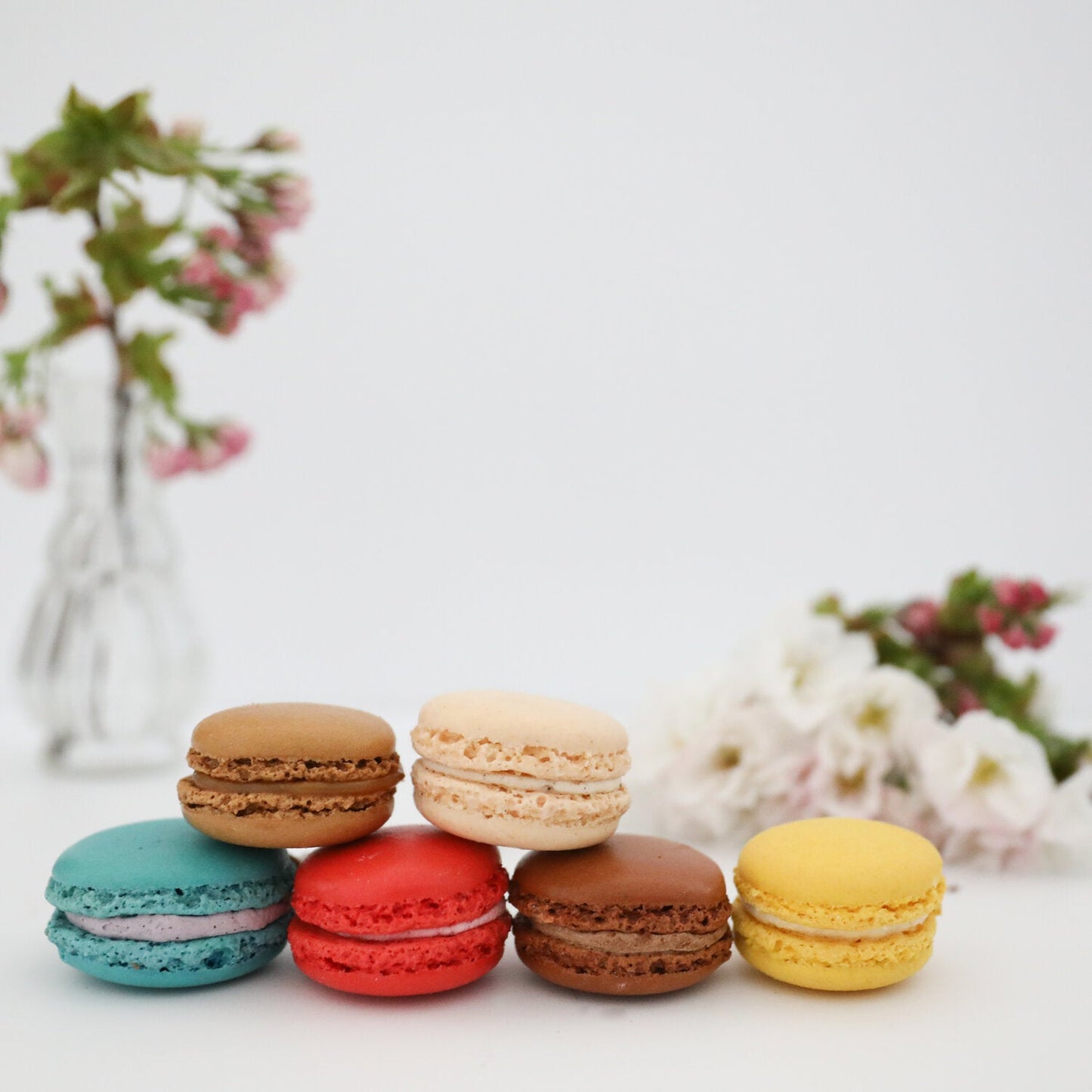 Mixed Box of assorted macarons ready for delivery in Christchurch New Zealand