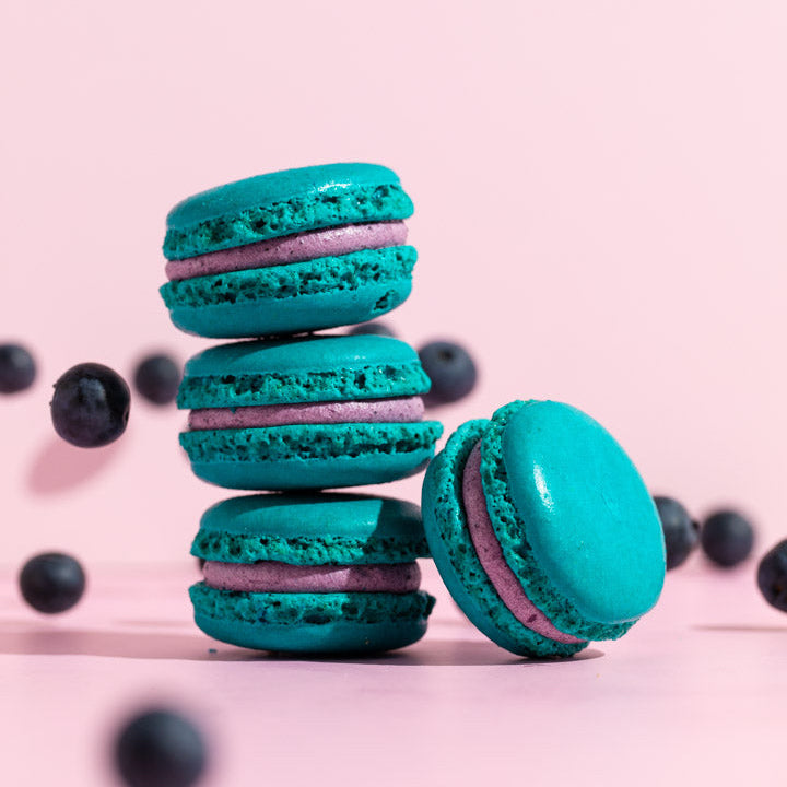 Blueberry Macarons (6, 12 or 24)