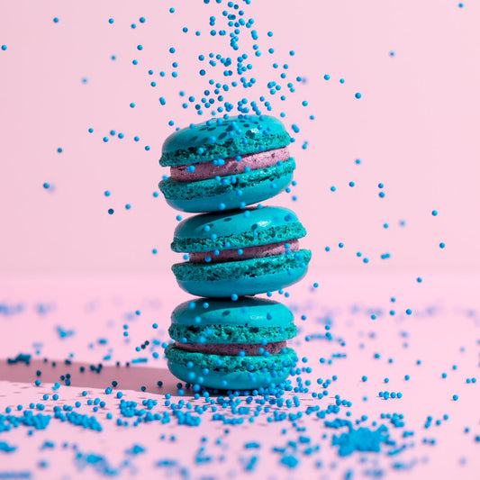 Blueberry Macarons (6, 12 or 24)