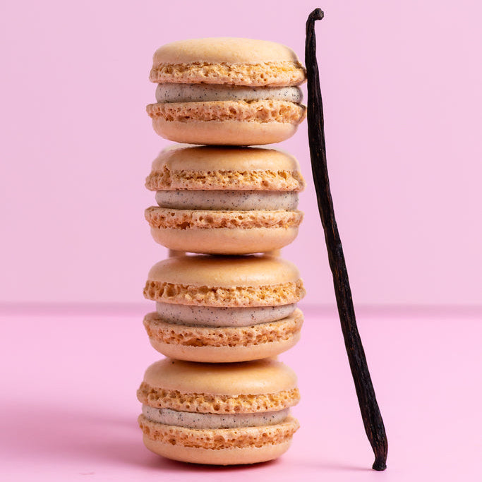 Vanilla Bean Macarons (6, 12 or 24)