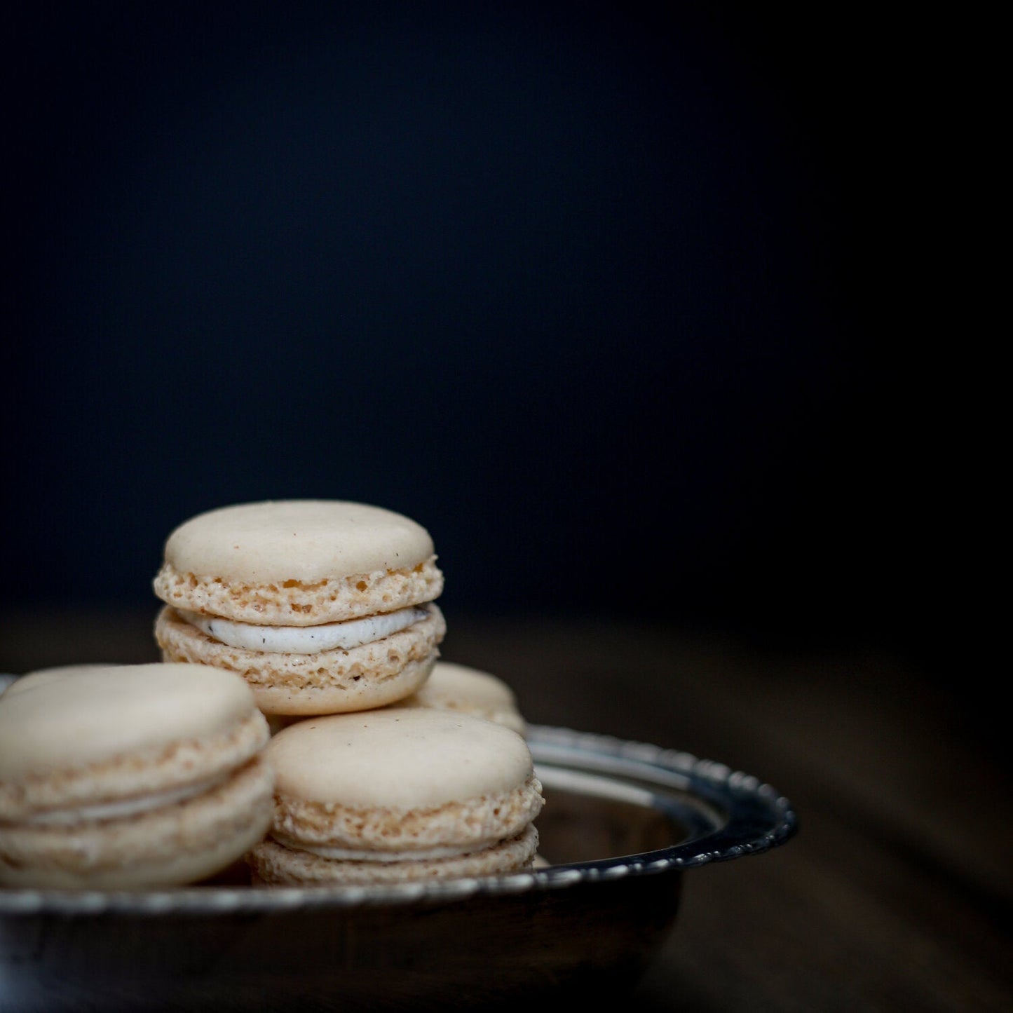Vanilla Bean Macarons ready for delivery in Christchurch New Zealand